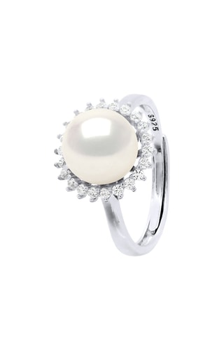 Anello - Argento e perla coltivata d’acqua dolce