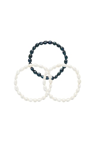 3 bracciali - Perle coltivate d’acqua dolce
