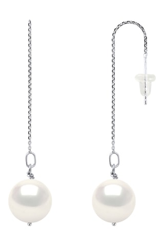 Orecchini - Oro bianco e perle coltivate d’acqua dolce