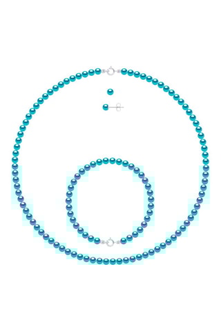 Parure - Argento e perle coltivate d’acqua dolce