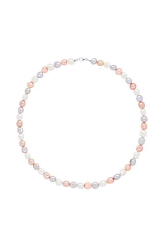 Collana - Perle coltivate d’acqua dolce e argento