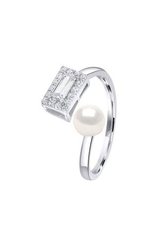 Anello - Argento e perla coltivata d’acqua dolce