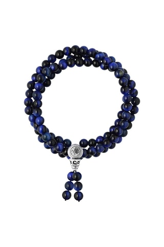 Bracciale - Occhi di tigre e argento