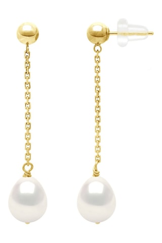 Orecchini - Argento placcato oro giallo e perle coltivate d’acqua dolce