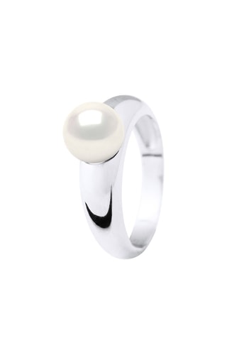 Anello - Argento e perla coltivata d’acqua dolce