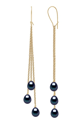 Orecchini - Oro giallo e perle coltivate d’acqua dolce