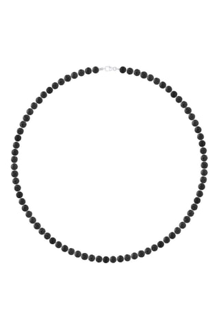 Collana - Argento e pietre di lava