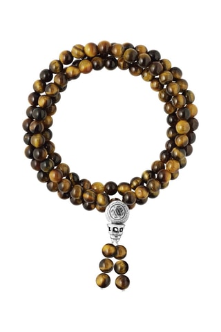 Bracciale - Occhi di tigre e argento