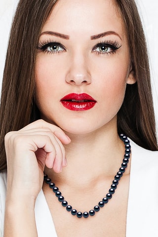 Collana - Oro bianco e perle coltivate d’acqua dolce