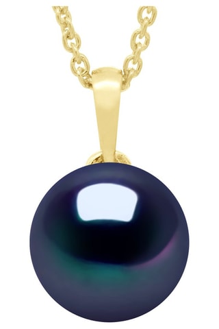 Ciondolo - Oro giallo e perla coltivata d’acqua dolce