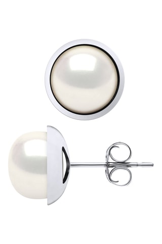 Orecchini  Oro bianco e perle coltivate