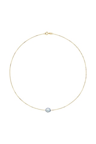 Collana - Oro giallo e perla coltivata d’acqua dolce