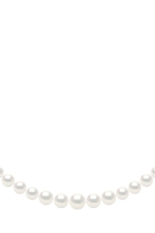 Collana - Oro bianco e perle coltivate d’acqua dolce