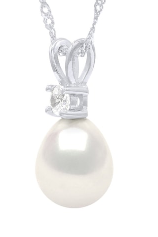 Collana - Argento e perla coltivata d’acqua dolce