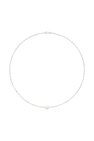 Collana - Argento e perla coltivata d’acqua dolce