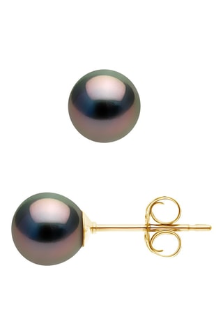 Orecchini - Oro giallo e perle coltivate di Tahiti