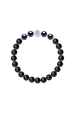 Bracciale - Agate, perle coltivate d’acqua dolce e argento