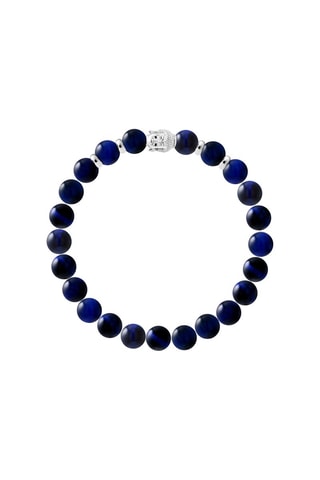 Bracciale - Occhi di tigre e argento