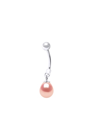Piercing ombelico - Argento e perla coltivata d’acqua dolce