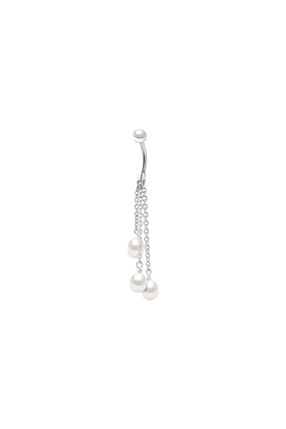 Piercing ombelico - Argento e perle coltivate d’acqua dolce