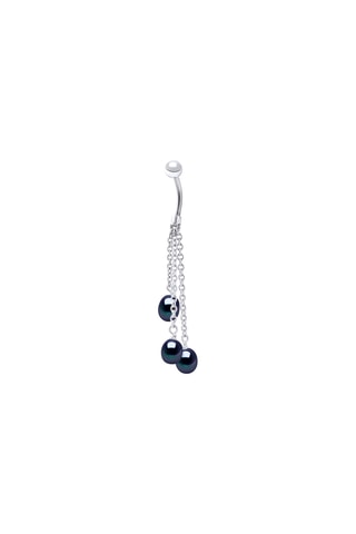 Piercing ombelico - Argento e perle coltivate d’acqua dolce
