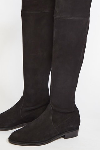 Cuissardes en cuir de chèvre Lowland - Noir