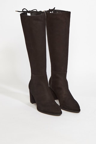Bottes en cuir de chèvre Hettie - Noir