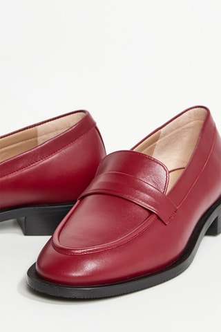 Mocassins en cuir de veau Palmer - Bordeaux