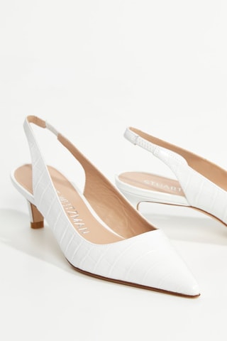 Escarpins en cuir Stuart - Blanc