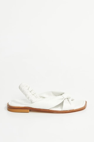 Sandales en cuir d’agneau  Playa - Blanc