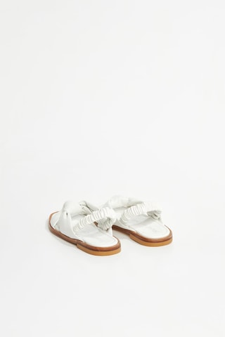 Sandales en cuir d’agneau  Playa - Blanc