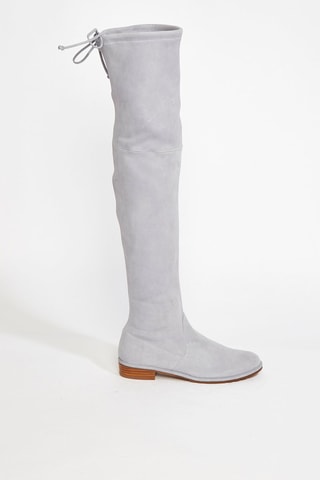 Cuissardes en cuir de chèvre Lowland - Gris clair