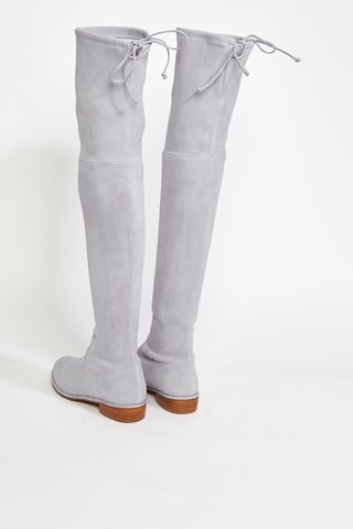 Cuissardes en cuir de chèvre Lowland - Gris clair