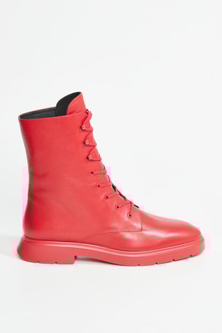 Bottines en cuir Mckenzee - Rouge