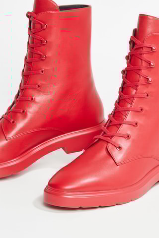 Bottines en cuir Mckenzee - Rouge