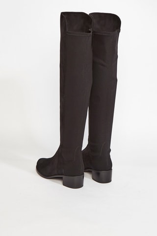 Bottes en cuir de chèvre nubuck Reserve - Noir