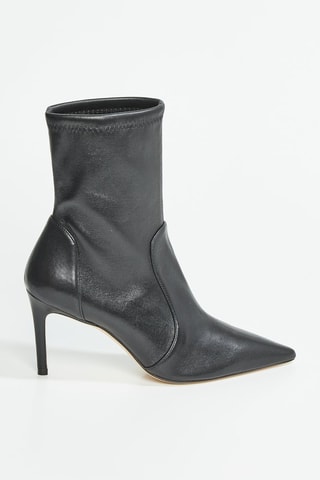 Bottines en cuir d’agneau Stuart - Noir