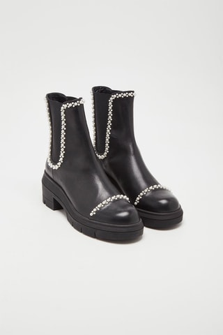 Bottines Chelsea en cuir Norah Noir - Stuart Weitzman