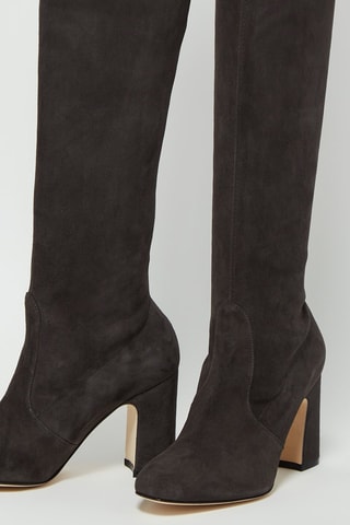 Cuissardes en nubuck Kirstie Anthracite 