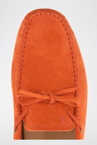 Mocassins en cuir - Orange