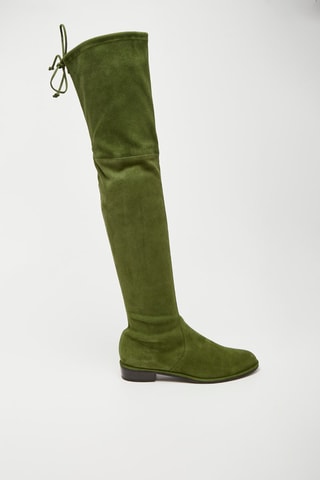 Cuissardes en nubuck Foglia Vert 