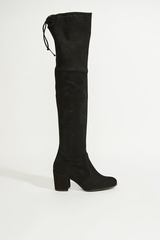 Cuissardes en cuir - Noir