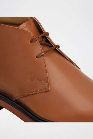 Boots en cuir - Marron