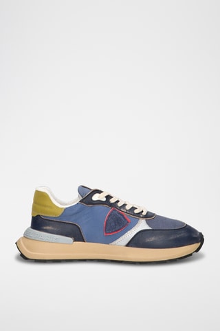 Baskets en cuir - Bleu