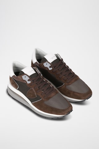 Baskets en cuir - Marron