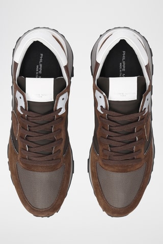 Baskets en cuir - Marron