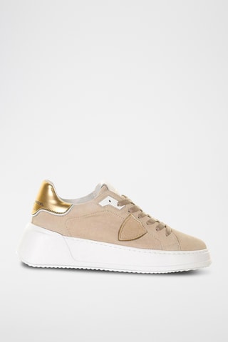 Baskets en cuir - Beige