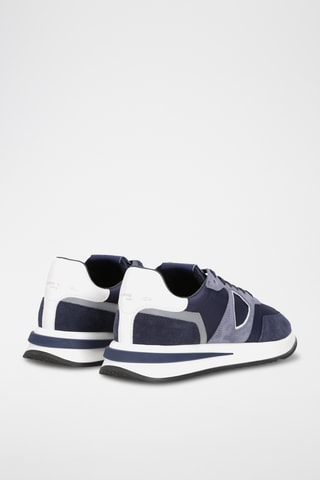 Baskets en cuir - Bleu marine