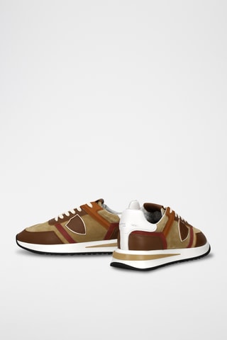 Baskets en cuir - Marron