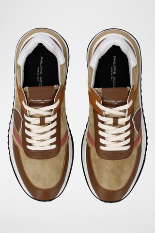 Baskets en cuir - Marron